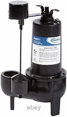 ProFlo PF93511 Cast Iron Sewage Pump, 1/2 Horsepower