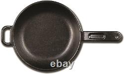 Pro-Logic Seasoned Cast Iron Skillet 10 Inch Modern Design Cast Iron Frying Pa