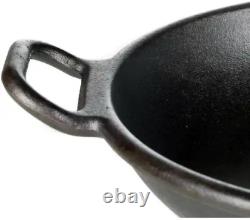 Pro-Logic Seasoned Cast Iron Skillet 10 Inch Modern Design Cast Iron Frying Pa