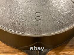 RARE 1890's Sidney O Hollow Ware Script Logo Cast Iron Skillet #9 Pre Wagner 12