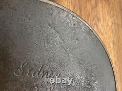 RARE 1890's Sidney O Hollow Ware Script Logo Cast Iron Skillet #9 Pre Wagner 12