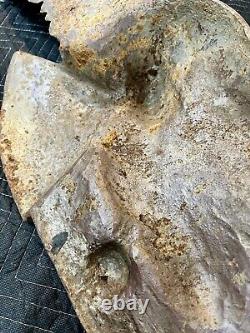 RARE 40 ANTIQUE WEATHERED CAST IRON HANGING AMERICAN EAGLE 40lbs HISTORIC DECOR