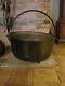 Rare Antique 22 Diameter Cast Iron Cauldron Brew Pot Witches 80lbs+