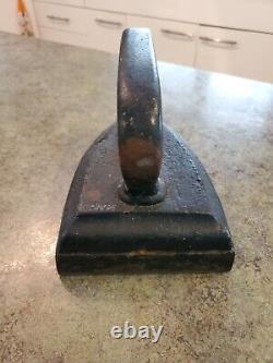 RARE Antique Large 19 LBS Cast Iron Flat SAD IRON Commercial #20
