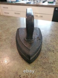 RARE Antique Large 19 LBS Cast Iron Flat SAD IRON Commercial #20