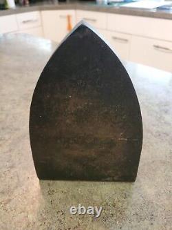 RARE Antique Large 19 LBS Cast Iron Flat SAD IRON Commercial #20