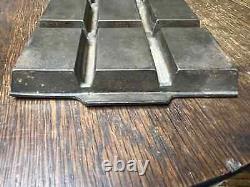 RARE Griswold No. 14 P/N 952 Variation 5 Solid Frame Cast Iron 12 Cup Gem Pan
