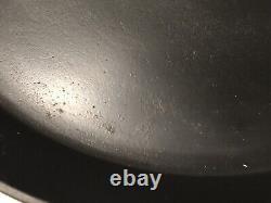 RARE LARGE ERIE #12 Cast Iron Skillet, pre-Griswold 14'' quote Mark FANCY 12