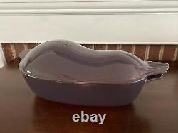 RARE LE CREUSET 5 Quart Purple Eggplant Cast Iron Dutch Oven EUC