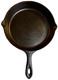 Rare Portland Stove Foundry #8 Cast Iron Skillet Pan Clover Logo Maine 3.11lb