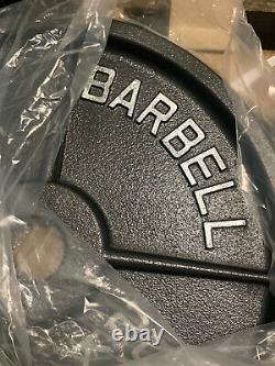 ROGUE 45lb Olympic Cast Iron Weight Plates Pair- Brand New Barbell Fitness