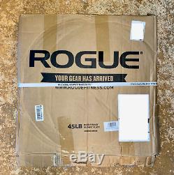 ROGUE OLYMPIC PLATES CAST IRON PLATES 2 of 45 LB = 90 LB NewFast Shipping