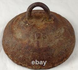 Rare Antique Cast Iron HORSE, BUGGY, WAGON Tether Weight, 20 lbs