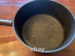 Rare Antique MARIETTA PA MH & E Co. 3-13 Cast Iron Bean/Sauce Pan with Gate Mark
