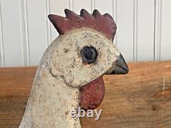 Rare Cast Iron Antique 16in Elgin Rooster Windmill Weight 10ft No2 Paint 45lbs