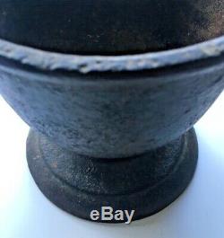 Rare Vintage Cast Iron Mortar And Pestle Apothecary Pharmacy 6lb 13oz 5 3/8 tall