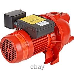 Red Lion Cast Iron Shallow Well Jet Water Pump, 864 GPH, 3/4 HP, 1 1/4in