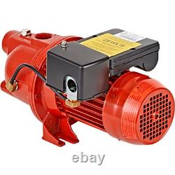Red Lion Cast Iron Shallow Well Jet Water Pump, 864 GPH, 3/4 HP, 1 1/4in