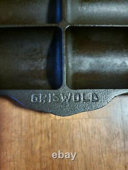 Restored Griswold No. 15 Cast Iron French Roll Pan- PN 6138
