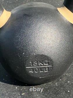 Rogue Fitness 40 Lb Rouge Kettle Bell, 18 KG CAST IRON NEW- SHIPS PROMPTLY