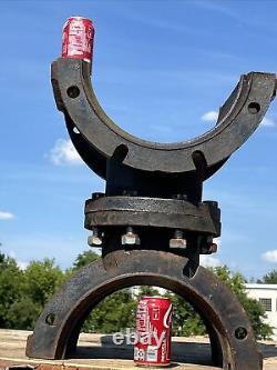 SALVAGE DUCTILE/CAST IRON ARCHED PIPE FITTINGS RUST FLANGE MUELLER 115 Lbs Each