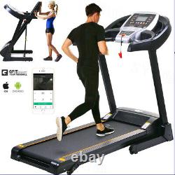 SA+Folding Incline Treadmill Motorized Running Machine withBluetooth-Speaker, 330LB