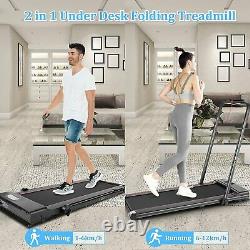 SA+Folding Incline Treadmill Motorized Running Machine withBluetooth-Speaker, 330LB