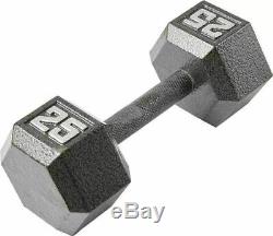 SHIPS NOW! Set OF Fitness Gear Dumbbells CAST IRON 25 lb Set of (2) BRAND NEW