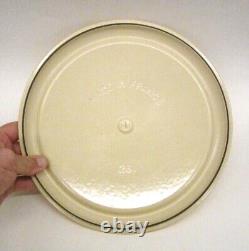 STAUB BASIX #26 French Cast Iron Yellow Enameled 4.5 QT Round Dutch Oven France