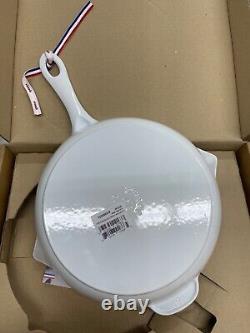 STAUB White Cast Iron 10-inch Fry Frying Pan New in Box