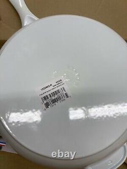 STAUB White Cast Iron 10-inch Fry Frying Pan New in Box
