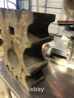 SWAGE Block Blacksmith Tinsmith Cast Iron Tools Antique 126lbs