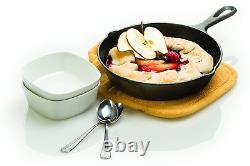 Seasoned Cast Iron 3 Skillet Bundle. 12 Inches and 10.25 Inches with 8 Inch Set