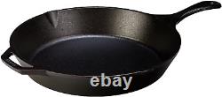 Seasoned Cast Iron Skillet with Cast Iron Lid (12 Inch) Cast Iron Frying Pan w