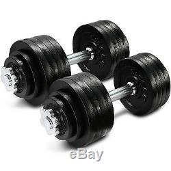 Set Dumbbells Weight Cap Gym Exercise Workout Barbell 40 50 52.5 60 105 200 lbs