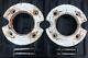 Set Of 2 Ih Cub Cadet Cast Iron Garden Tractor Rear Wheel Weights 25 Pound Each