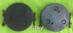 Set Of Two Garden Tractor Cast Iron Wheel Weights That Weight 21 Pounds Each