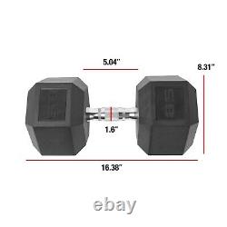 Single, Fitness Hex Dumbbell Solid Cast-Iron Core Exercise Arms Full body Workout