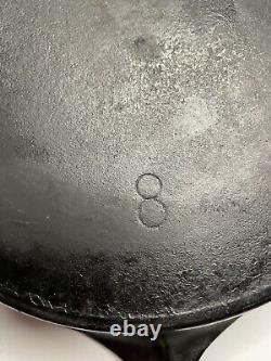 Skillet Arc Logo Wagner Sidney Cast Iron #8 Vintage USA