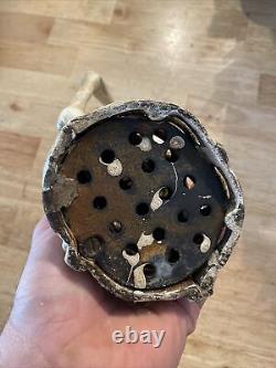 Skull Mechanical Piggy Bank Cast Iron Bone Collector 5+ LBS Patina Skeleton GIFT
