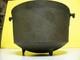 Small #6 Cast Iron Bean Pot- Kettle- Peyote Drum 8 Inches Id 5 1/2 Tall 5.7 Lbs