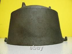 Small #6 Cast Iron Bean Pot- Kettle- Peyote Drum 8 inches ID 5 1/2 tall 5.7 LBS