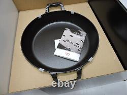 Staub Cast Iron 3.5-qt Braiser Graphite Grey, Made in France NEW IN BOX