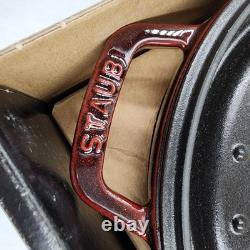 Staub Cast Iron 4-qt Round Cocotte Grenadine