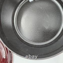 Staub Cast Iron 4-qt Round Cocotte Grenadine