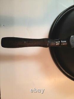 Stover Cast Iron Waffle Maker High Base #7 Restored & Seasoned