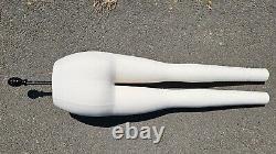 Superior Model Form Co. Missy Legs Covered In Linen Fabric With Cast Iron Base