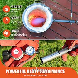 TOAUTO 12KG Propane Forge Gas Melting Furnace Foundry Kit Metal Copper Scrap US