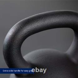 Titan Fitness 20 KG Cast Iron Kettlebell, Single Piece Casting, KG and LB