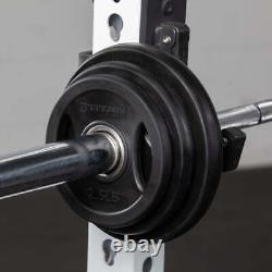 Titan Fitness 245 LB Set Black Grip Plates, Cast Iron and Rubber Coating, Sold a
